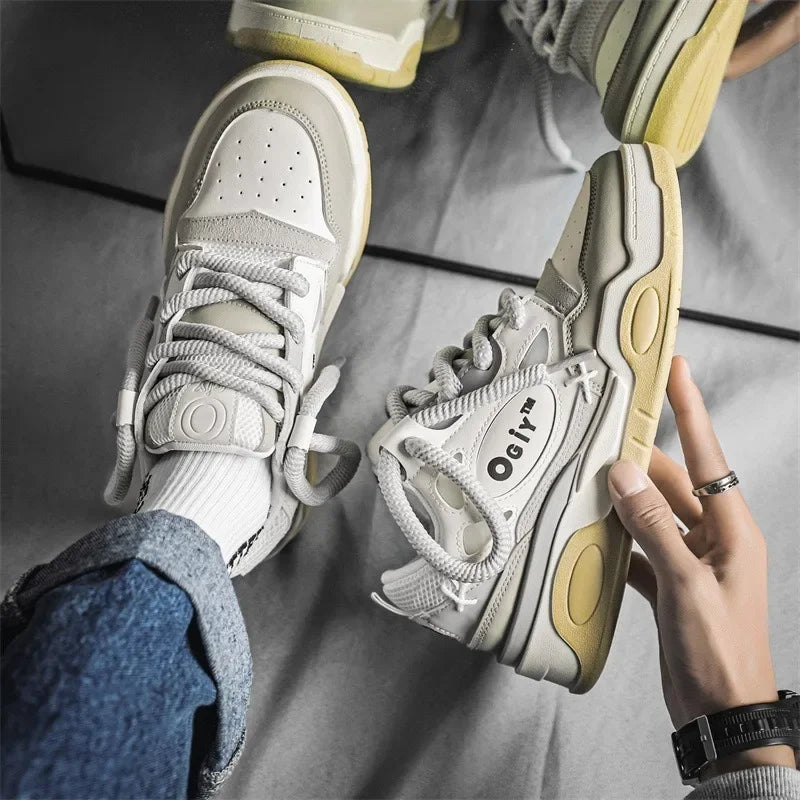 UrbanKick Vulcanized Sneakers | Street-Ready Comfort

BoardFlex Platform Shoes | Bold Korean Style

SkateEdge Thick Lace Sneakers | Walk in Confidence

MetroFlip Vulcanized Kicks | Trend Meets Comfort

CityGrind Skate Shoes | Step Up Your Style

NeoKick Platform Sneakers | Urban Vibes Everyday

StreetPulse Vulcanized Shoes | Thick Lace Fashion

KickWave Skate Sneakers | Durable &amp; Stylish

HighBoard Platform Shoes | Korean-Inspired Streetwear

FlexStep Vulcanized Kicks | Comfort Meets Edge