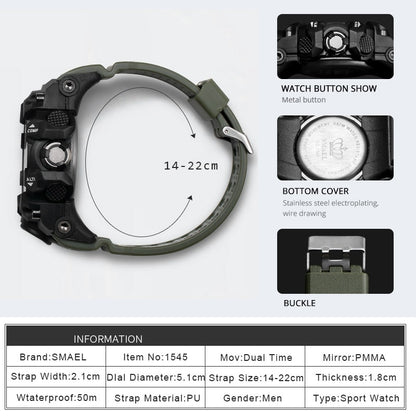 Men’s Military Tactical Watch // Durable Outdoor Build

Men’s Army-Inspired Wristwatch // Tough Everyday Wear

Men’s Combat Style Watch // Rugged Performance Design

Men’s Field Military Watch // Outdoor Ready Timepiece

Men’s Tactical Outdoor Watch // Heavy-Duty Construction

Men’s Rugged Military Watch // Adventure Ready Style

Men’s Army Field Watch // Reliable Outdoor Performance

Men’s Outdoor Tactical Wristwatch // Strong Utility Design

Men’s Classic Military Watch // Tough &amp; Timeless Build

Men’s Su