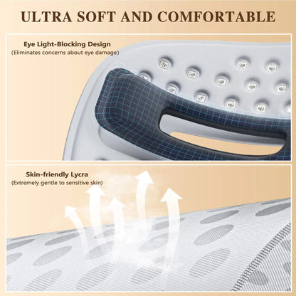 LED Face Mask Facial Care Tool, Light Therapy Mask For Face Skincare